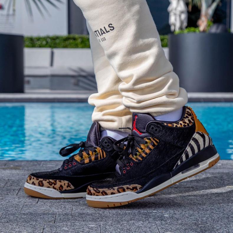 保罗上脚的aj3"动物园"新品预告