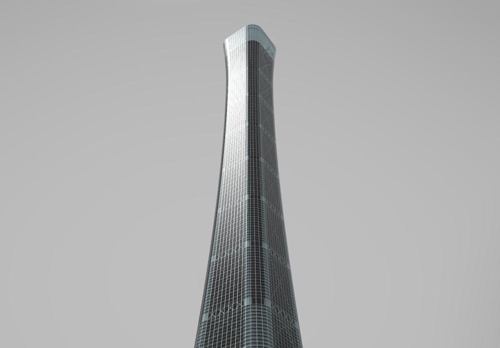 北京很有代表性的一座高楼,被评为"中国当代十大建筑,高528米
