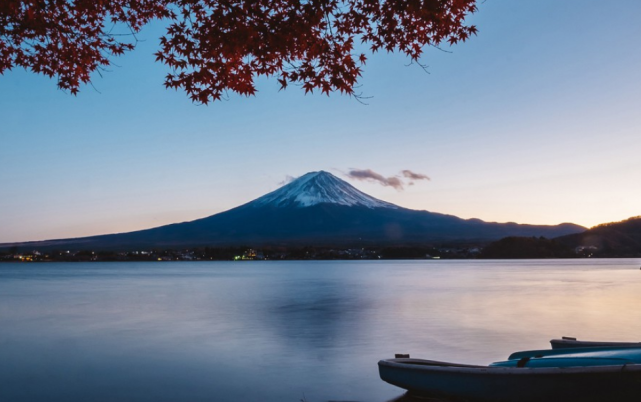 日本富士山高清壁纸分享 夕阳下的富士山