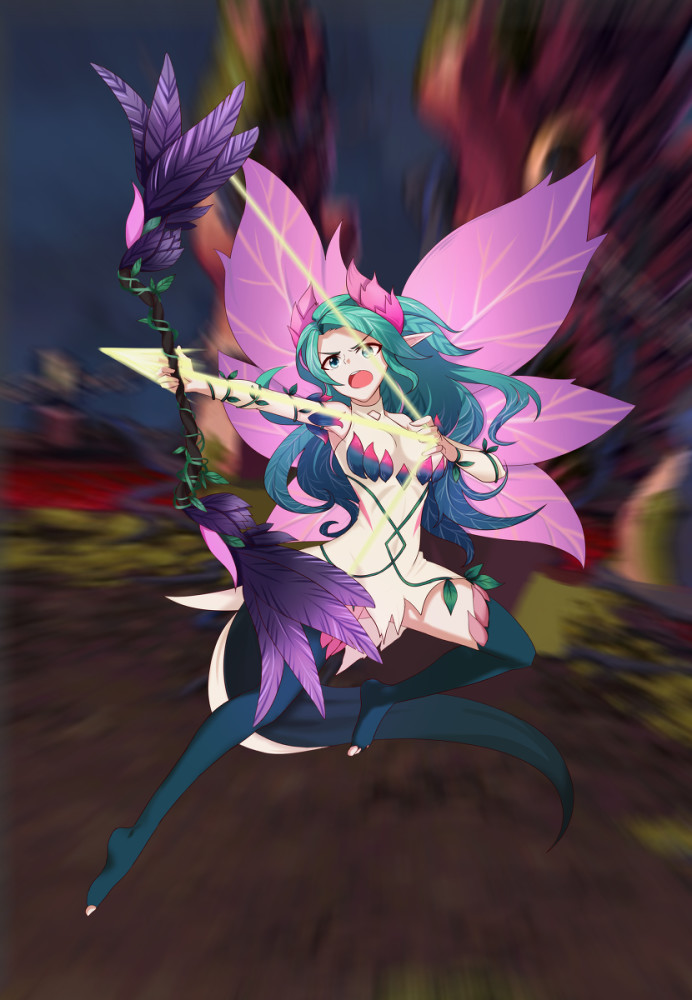 dnf图赏:能够挡下弓姐狂暴的技能,你知道是什么吗?