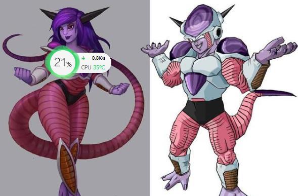 假如弗利萨变成这个萌萌哒的样子谁还忍心下得去手啊