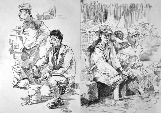 2020年天津市美术联考试题,全是默写,相比山东