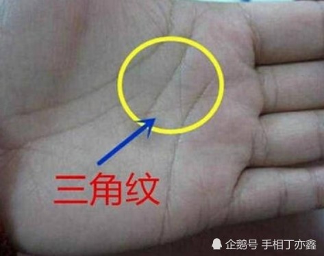 手掌中大三角纹代表着什么?