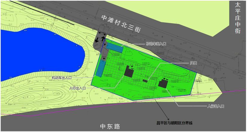 住址:北京中心城09片區04街區0904-064地塊內,北臨中灘村北三街,東臨