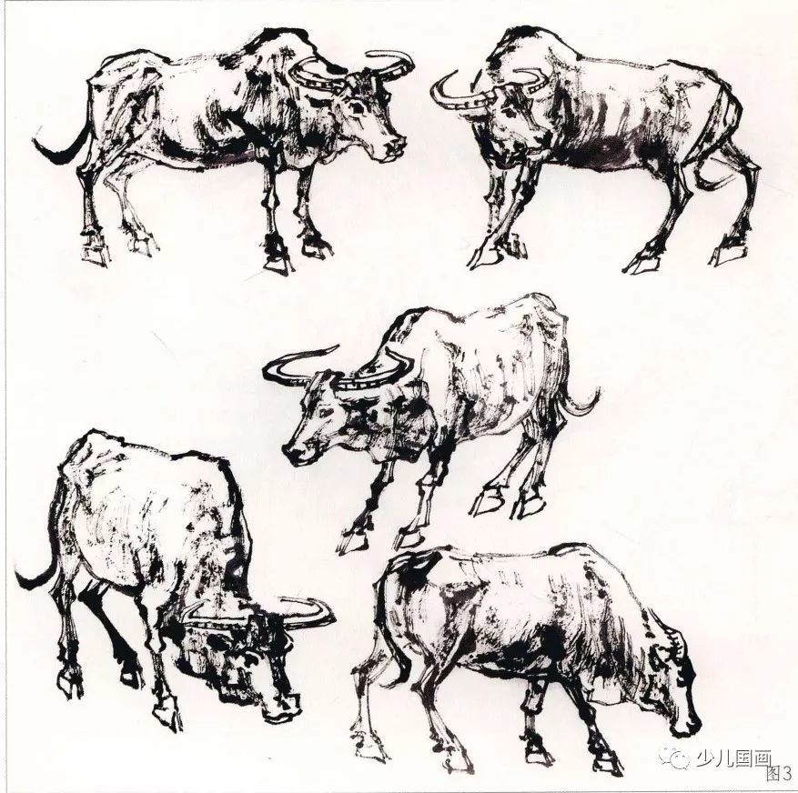 中国画学谱花鸟卷牛 腾讯新闻