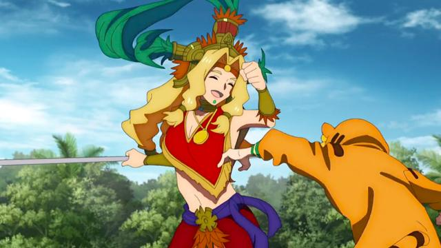 羽蛇神实力一打四,就连同为女神的伊什塔尔,都被打得叫爸爸