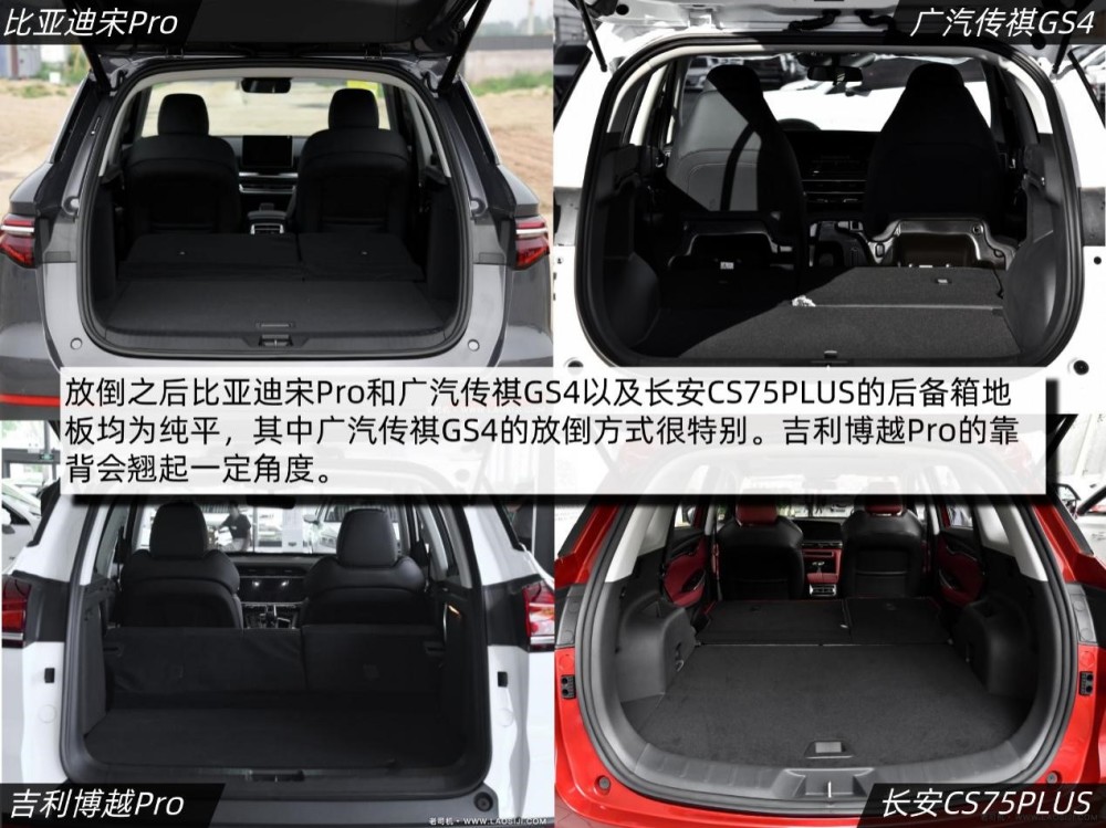 得益于车身尺寸,长安cs75plus的后备箱容积最大达到620l.