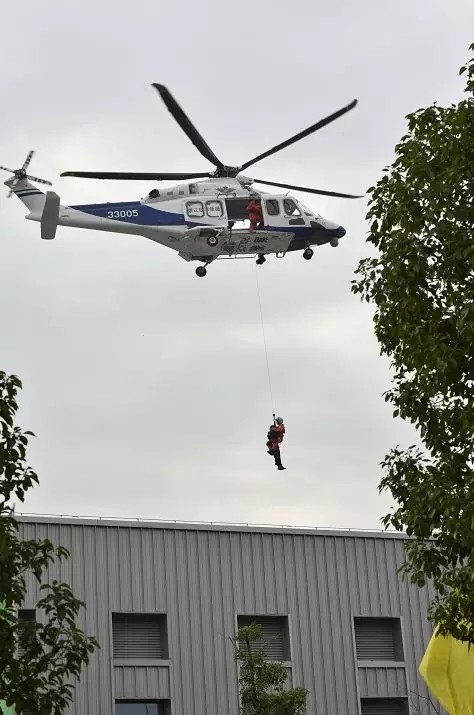 "空中战警"大显身手!直击浙江公安警航实战科目现场演练!