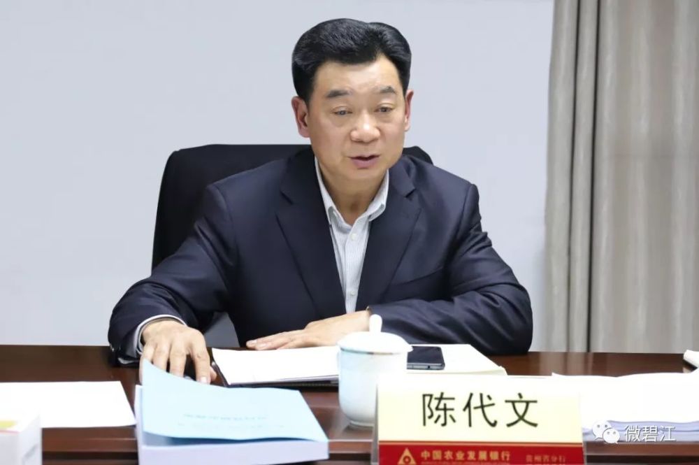 陈代文主持召开项目融资推进会
