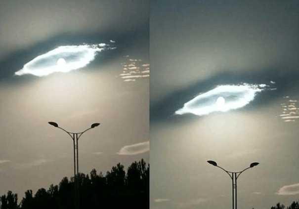 世界未解之谜:一只"巨大眼睛"出现在天空,俯视着地面