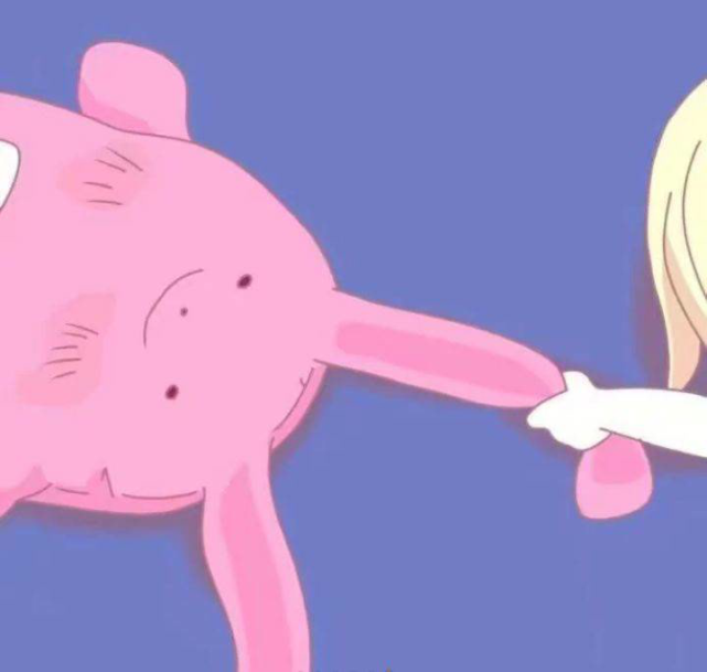 动漫情侣头像肚子里有很多委屈积攒多了就变成小肚腩啦