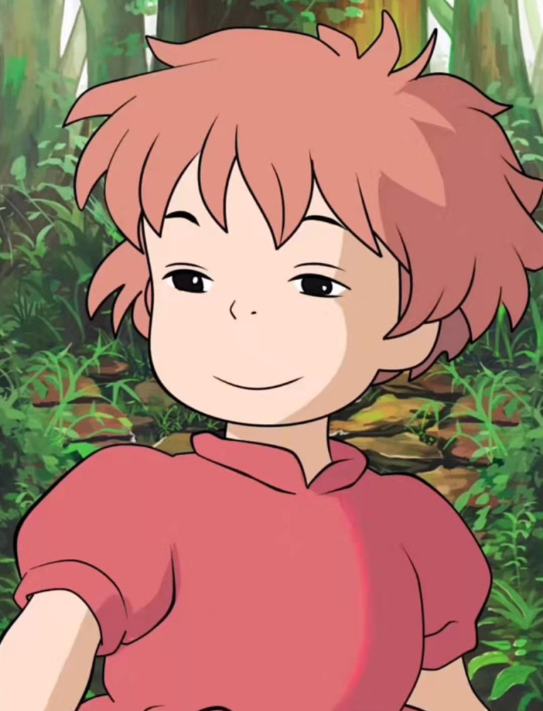 修图师修饰波妞刚开始精神小妹吗结尾长大后的波妞