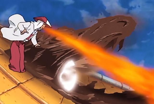 "土遁,土龙弹"同样是一招土遁术,可以看得出来虽然三代目火影被称为"