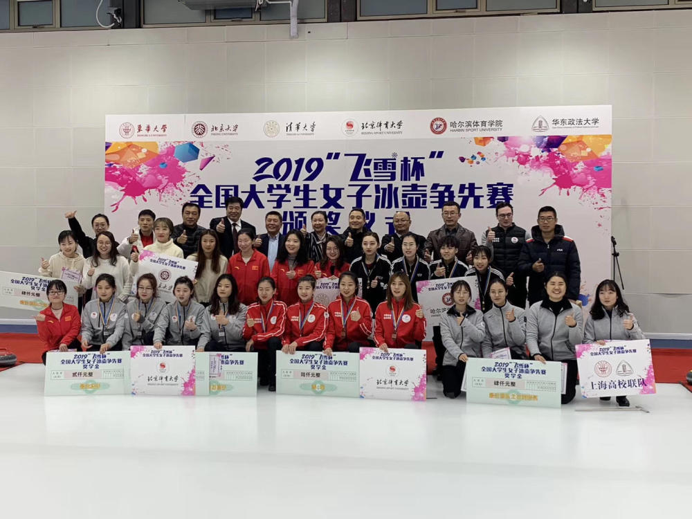 全国大学生女子冰壶争先赛冰壶名将周妍执教哈尔滨体院夺冠 腾讯新闻