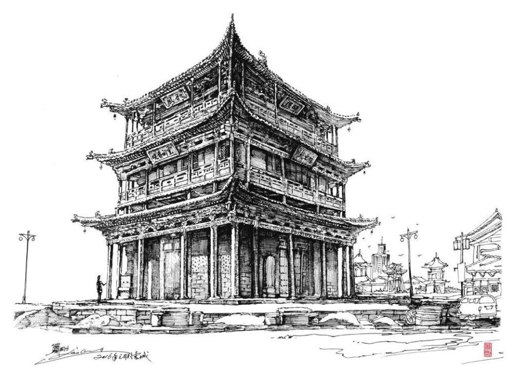 一支钢笔抢救出的古建文物