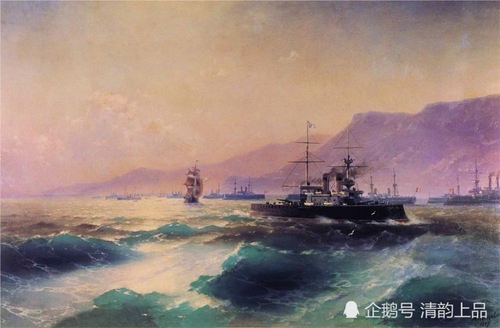 以其海景画和海岸系列闻名的俄罗斯画家艾瓦佐夫斯基作品欣赏