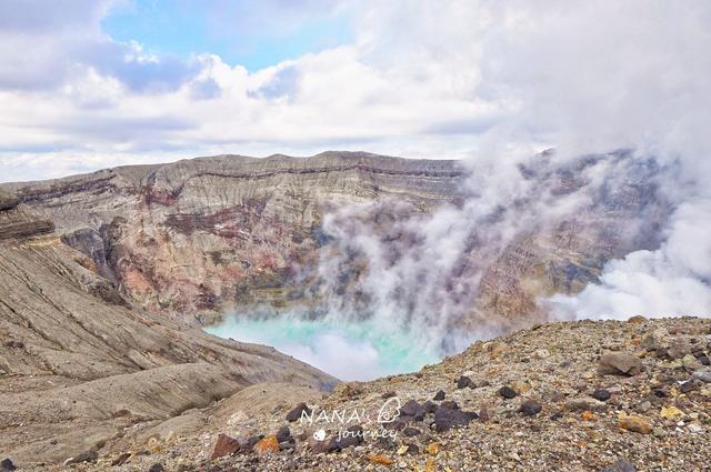 近年喷发频繁的阿苏火山,每天能目睹火山真面目的人数不足一半
