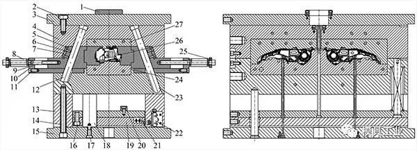 汽车后视镜模具