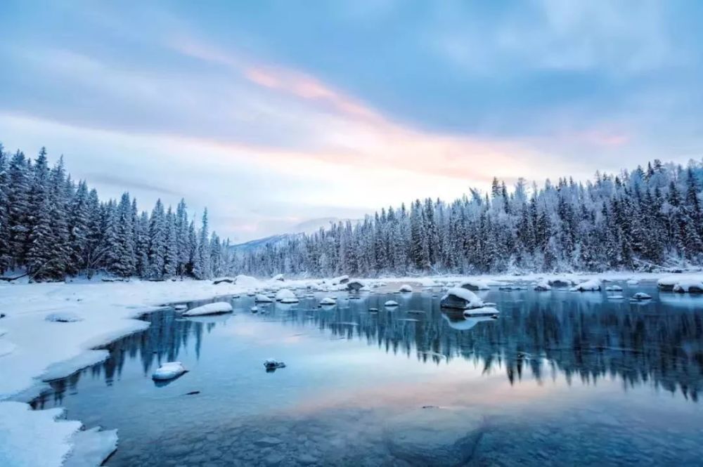 冬天的新疆 雪景的天堂 腾讯新闻