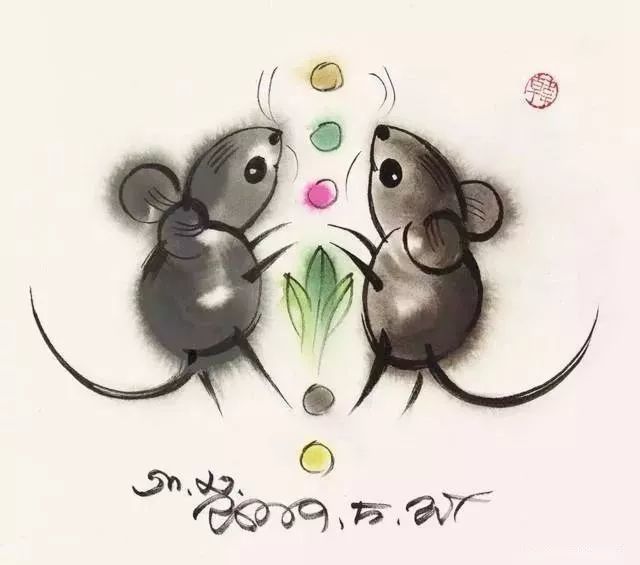 韩美林老鼠图片