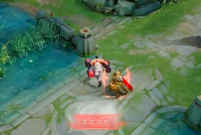 程咬金荣耀典藏皮肤曝光,武器哑铃又大又粗,大招特效洗澡亮了