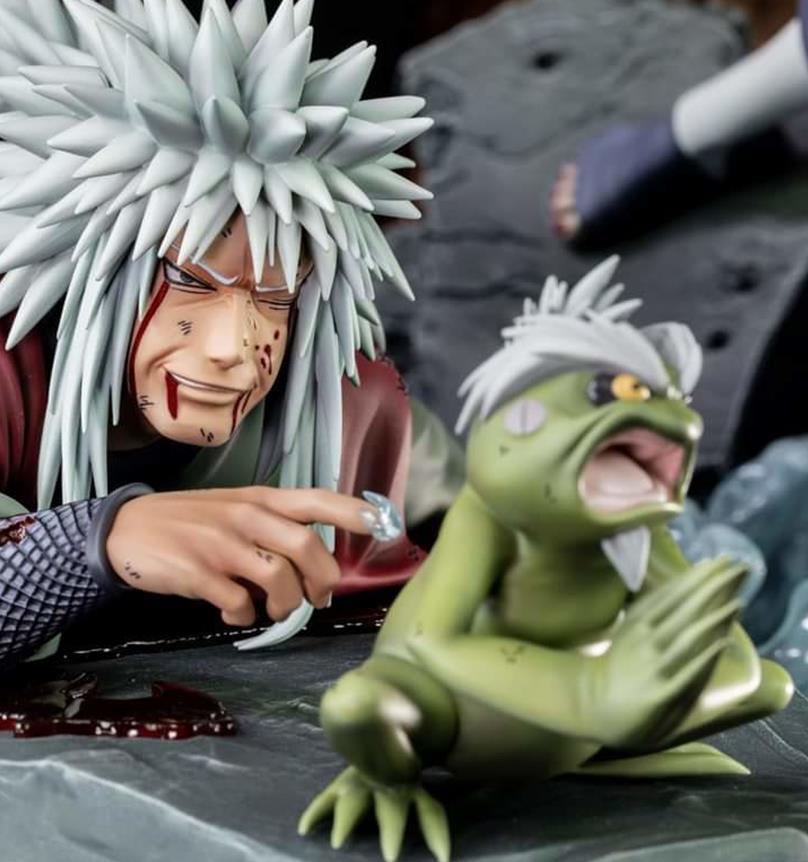 火影迷看了想砸掉的手办,再现自来也之死,佩恩六道表情栩栩如生