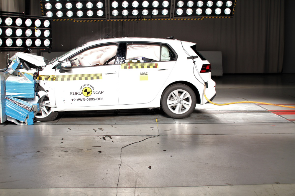 第八代大众 高尔夫 欧洲碰撞e-ncap成绩单公布答案 必然五星