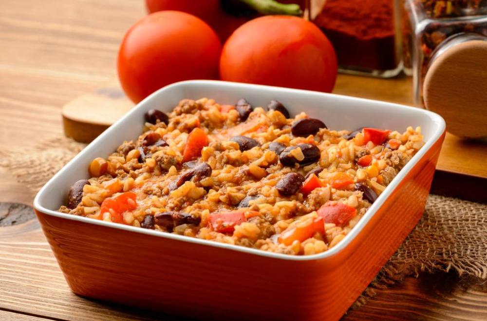 用烤箱做出来的主食墨西哥米饭