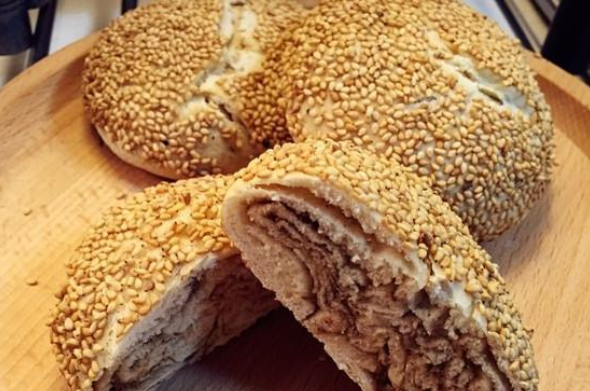 教你做外焦脆里香软芝麻酱饼,出锅空口能吃5个,特别香