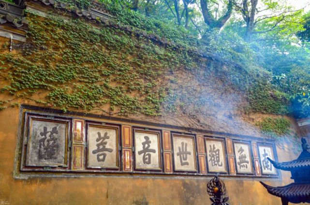 在普陀山的温柔秋日,禅庭信步,且听风吟与钟声!