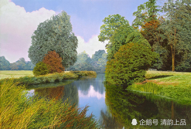 英国画家 迈克尔 詹姆斯 史密斯的油画风景 是如此的意境之美 腾讯新闻