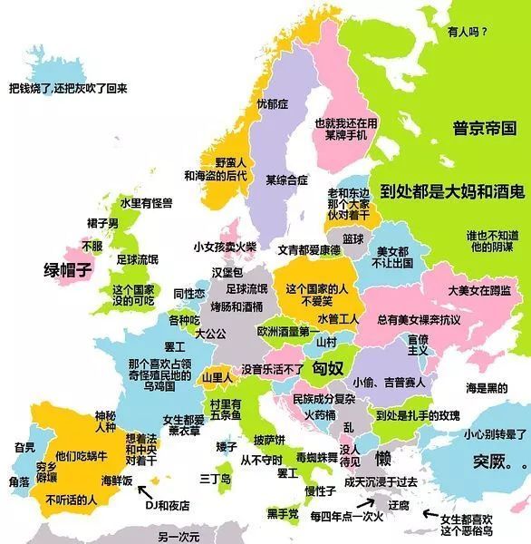 (欧洲48个国家和地区.