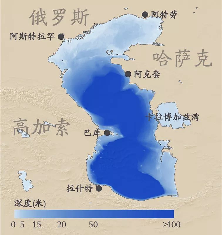 亞速海是趣知識世界上最淺的海里海是世界上最大的內陸湖