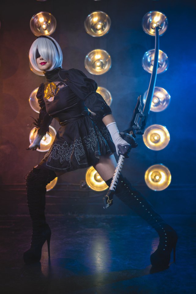 高度还原《尼尔》2b小姐姐角色|cosplay|小姐姐|尼尔|sneaky