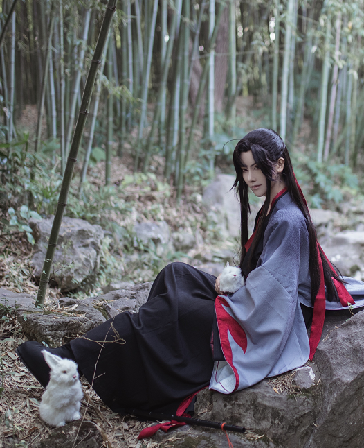 cosplay动漫《魔道祖师》魏无羡,英俊潇洒的古风美男子