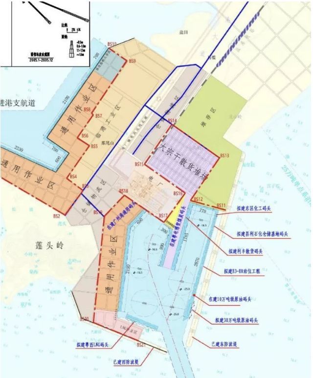 填海造陆200万方茂名博贺新港区30万吨级航道和码头要来了