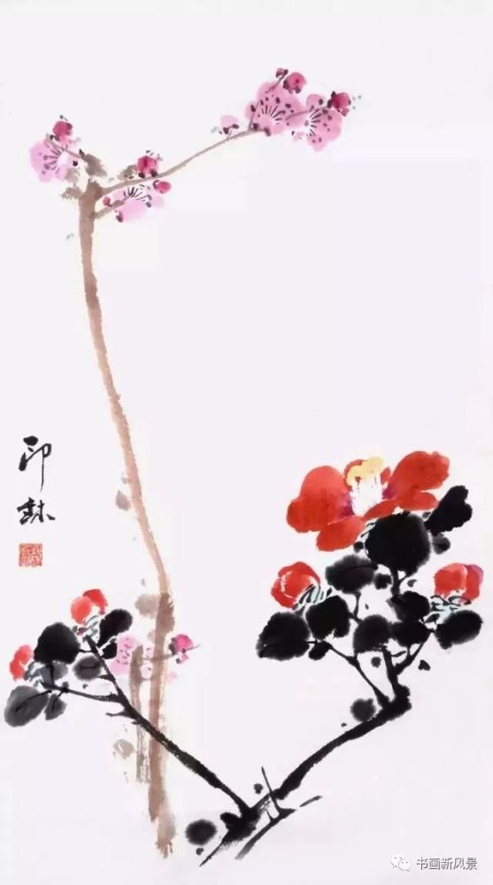 花鸟画|这位老先生的花鸟，色彩超美！