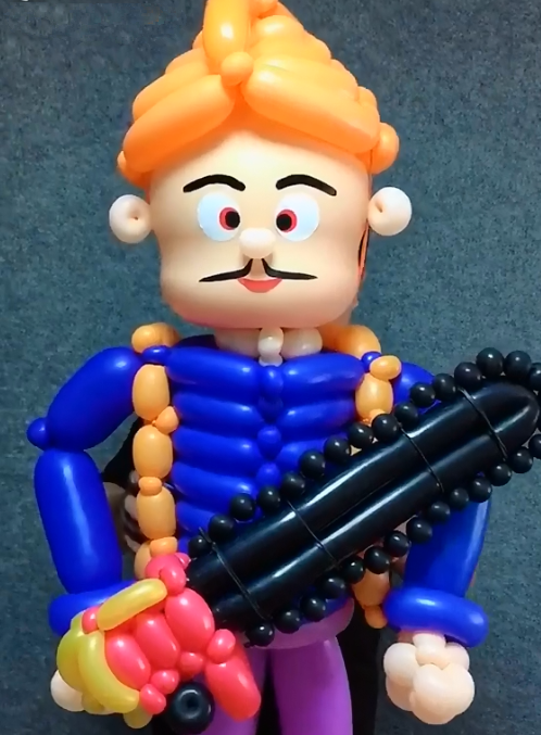 小哥哥用气球做"光头强",开局:好软萌哦,结尾:大神,求带!