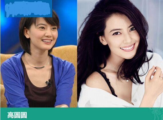 高圆圆自出道以来就是阳光的邻家女孩的形象,她的颜值就很高,虽然现在