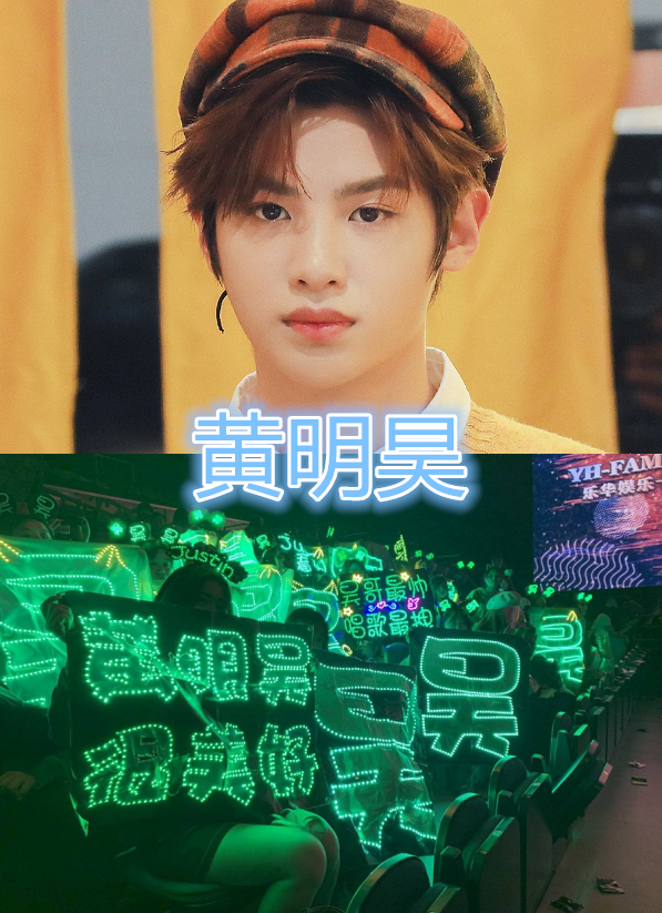 有种"惊喜"叫npc应援色,蔡徐坤华丽,黄明昊有生机,朱正廷少女心