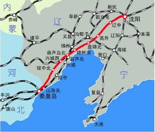 辽宁省铁路规划示意图图片