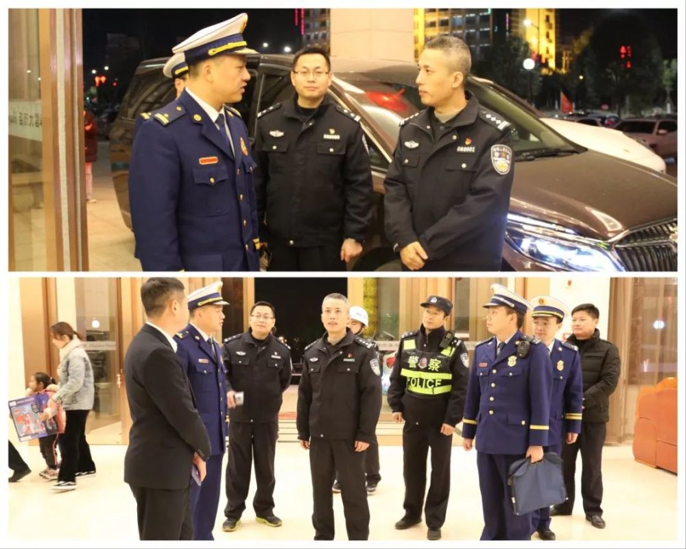 横峰县副县长,公安局长庄严率队开展元旦节前消防安全检查