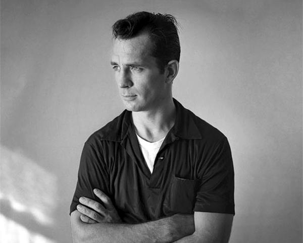 杰克·凯鲁亚克(jack kerouac)美国小说家,与威廉·巴勒斯,艾伦