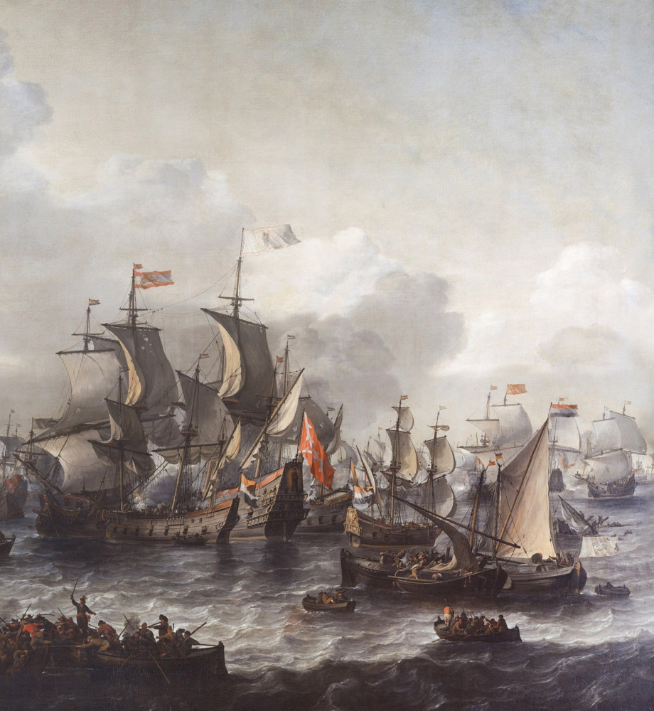 拔寨荷兰舰队与西班牙舰队大战于须德海1581年,还属于西班牙殖民地