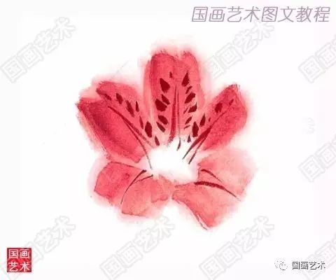 图文教程 杜鹃花的写意画法 腾讯新闻