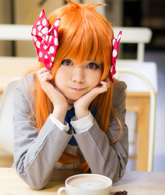 cosplay《月刊少女野崎君》佐仓千代,画风尽显甜美迷人