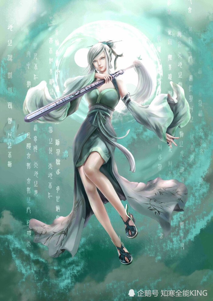 王者荣耀:鼠年西岳华山伽罗,白发青衣御姐戴面纱!是晓梦大师?