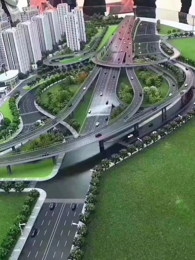 惊艳燕郊西出口改造效果图曝光立交桥多车道都有啦