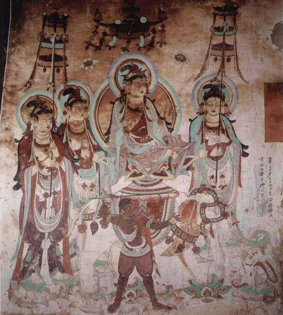 敦煌壁画中有驭狮昆仑奴,驯狮昆仑奴,驯象昆仑奴等形象4,从事为富家