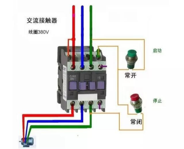 直流接触器接法图片